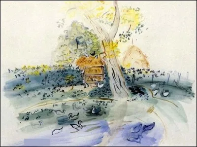 Qui a peint "La Mare aux canards à la barrière" ?