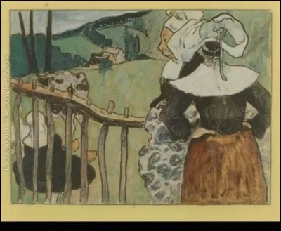 Qui a fait le portrait de ces "Bretonnes &agrave; la barri&egrave;re" ?
