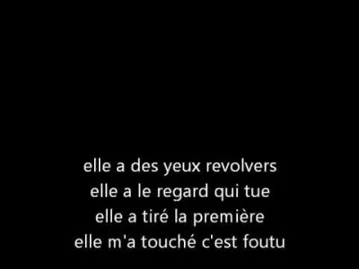 Trouve le chanteur qui chante cette chanson.