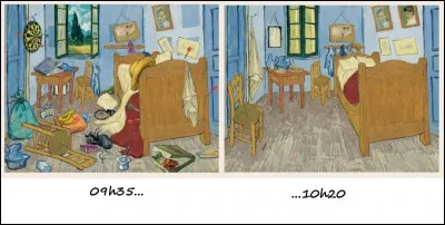 On dirait qu'un ouragan a transformé la chambre de Vincent. Mais comment est-ce possible ?
