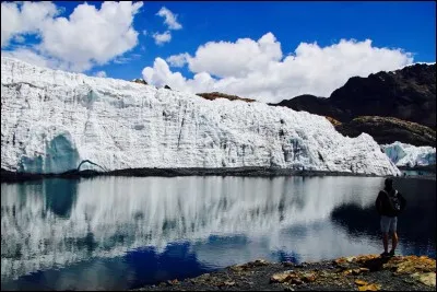 Quel est le nom de ce glacier sis à 5 200 m ?