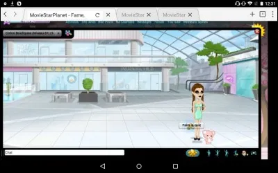 À quel niveau pouvons-nous accéder à la salle de chat boutique ?