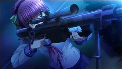 Qui Yuri de « Angel Beats » vise-t-elle lorsqu'on la voit pour la première fois, armée d'un fusil sniper ?