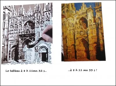 La capacité de travail de Claude Monet a étonné le monde entier. Regardez la vitesse à laquelle il termine ce tableau !
Y aurait-il une explication à cela ?