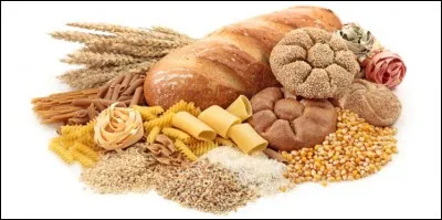 Dans le groupe "céréales et féculents" on retrouve :