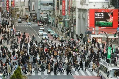 En 2014, quelle était la population totale du Japon ? ... d'habitants
