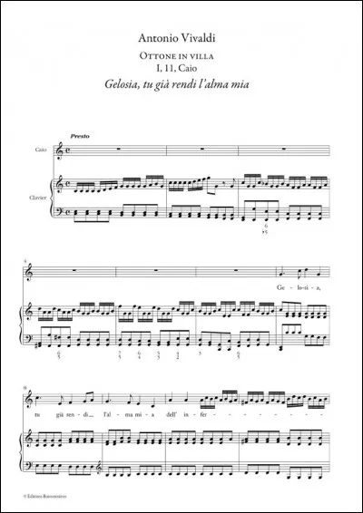 Qui a écrit "Ottone in villa" ?