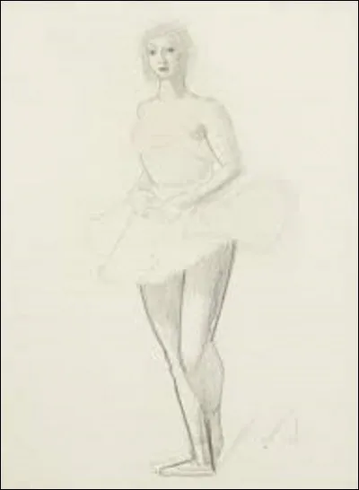 A quel fauviste et réaliste doit-on ce tableau intitulé ''Danseuse de ballet'' réalisé en 1920 ?