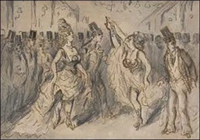 Cochez le nom de ce peintre né à Flessingue (Pays-Bas) le 3 décembre 1802 et mort à Paris le 13 mars 1892 qui a exécuté ce tableau nommé ''Le Chahut'' ?