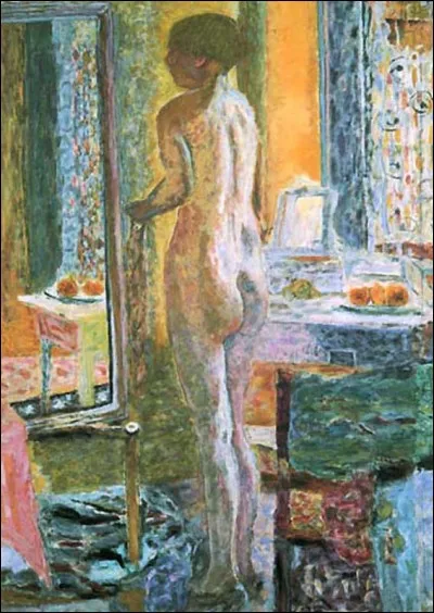 Voici encore un "Nu au miroir" de l'artiste :