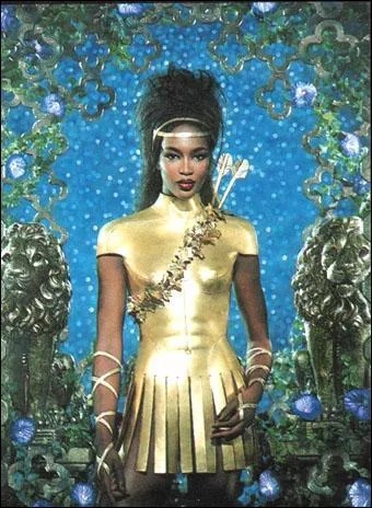 Le modle qui a pos est un mannequin clbre. Qui est-ce ?