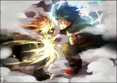 À l'épreuve de la Battle aux premières arcs, Bakugou et Tenya affrontèrent Midorya et Uraraka.
Qui est sorti vainqueur ?