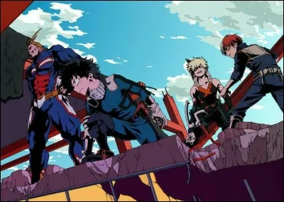 À l'examen de fin de trimestre Bakugou et Midorya ont fait équipe pour combattre leur professeur All Might. 
Qui a gagné ?