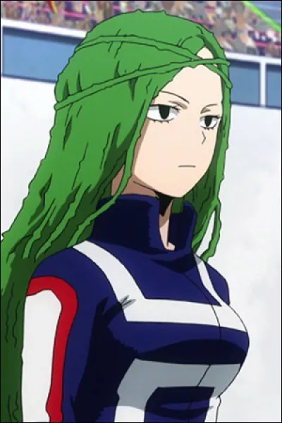 En continuons l'épreuve, Denki a fait face à Ibara Shiozaki. Que se dit-il en la voyant ?