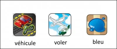 Règle n°1 : la première image définit le concept à jouer (ici, on cherche un véhicule)