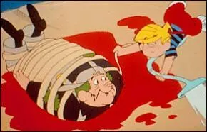 (Denis la Malice) Comment se nomme le voisin  qui Denis en fait voir de toutes les couleurs ?