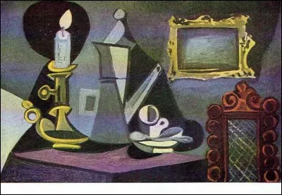 Qui a peint "Nature morte à la bougie" ?