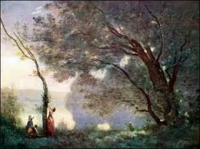 "Souvenir de Mortefontaine" est une toile de :