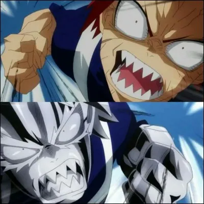 Kirishima a ensuite fait face à Tetsutetsu. Qui a gagné la première manche ?