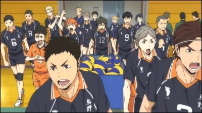 Dans ''Haikyuu'', quels sont les 4 principaux personnages qui composent le 3e gymnase lors du camp d'entraînement à Tokyo dans la deuxième saison ?