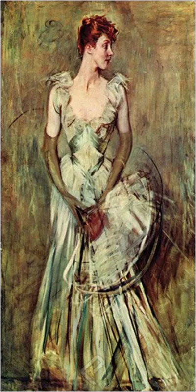 Cette élégante femme rousse est "la Comtesse de Leusse" peinte par :