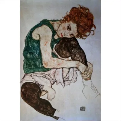 Il a peint sa femme en 1917 et il est mort 1 an plus tard...