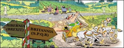 Ce char gaulois vient de quitter une voie à grande circulation. Est-il en infraction ?