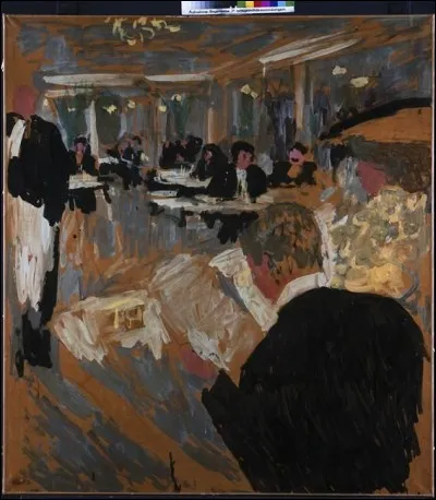 À qui doit-on "Scène au café" ?