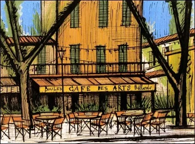 Qui est le peintre du "Café des Arts" ?