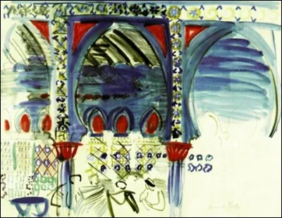 Qui a peint "Le Café marocain" ?