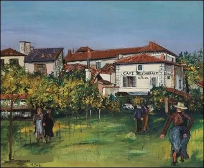 Qui a représenté le "Café Restaurant à Saint-Bernard" ?