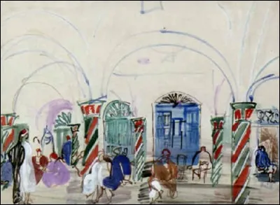 Qui a peint "Café à Tunis" ?