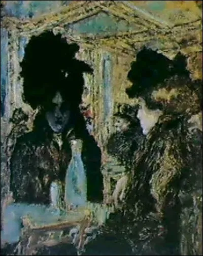 Qui a peint "Au café" ?