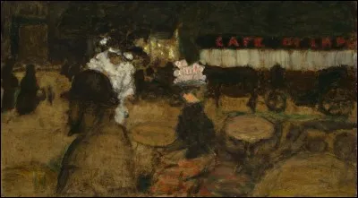 Qui a représenté "Toulouse Lautrec au café" ?