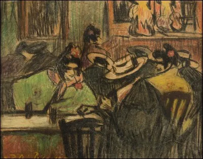 Quel artiste a peint le "Café Concert" ?