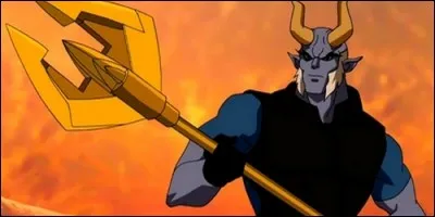 A qui appartient le trident de Blue Devil ?