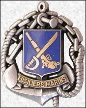 En 1943, de combien de 'troops' est constitu le 1er bataillon fusiliers marins commandos ( 1er BFMC ) ?