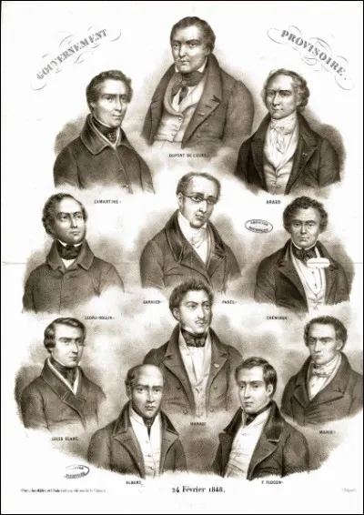 Le début de l'année 1848 marque la fin de la monarchie de Juillet. Le 24 février Lamartine proclame : "Le gouvernement actuel de la France est le gouvernement républicain !". Quel fut le premier président de la deuxième république ?