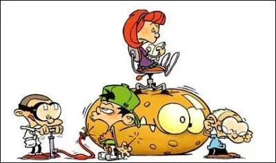 (Kid Paddle) Comment s'appellent les deux meilleurs amis de Kid, avec lesquels il fait les 400 coups ?