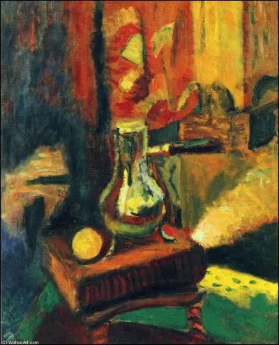 Qui est l'auteur de cette "Nature morte et pot de chocolat" ?