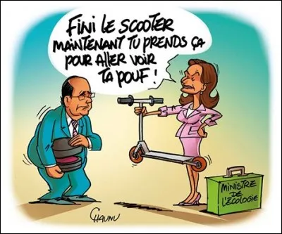 Qui a dit : Ce n'est pas plus mal que ce soit une femme qui soit élue pour faire le ménage ?