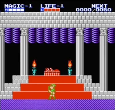 Dans "The Adventure of Link" Link a