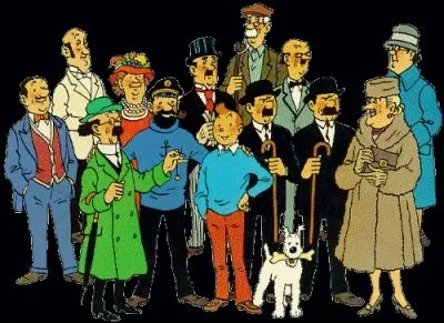 Quel personnage des albums de "Tintin", est un peu dur de la feuille ?