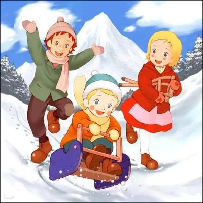 (Dans les Alpes avec Annette) Comment se nomme le petit frre d'Annette ?