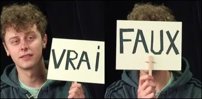 Ce quizz est un Vrai ou FAUX.