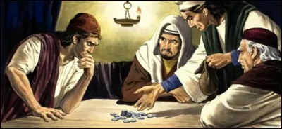 J'ai trahi mon maître et je l'ai vendu pour 30 pièces d'argent. (Matthieu 26 : 1-2; 14-16)