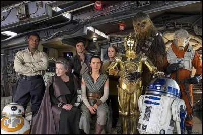 Quel est le seul personnage qui aura été présent dans la totalité des épisodes des trois trilogies Star Wars, y compris l'épisode 9 ?