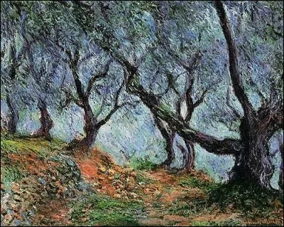 Qui a peint "Bois d'oliviers à Bordighera" ?