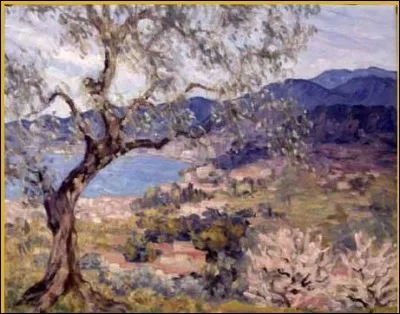 Qui a peint "L'olivier" ?