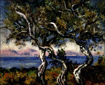 Qui a peint "Les oliviers" ?